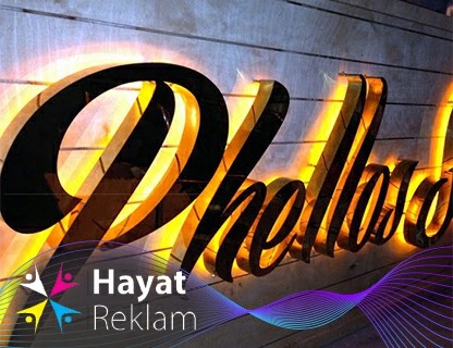 Çorlu Krom Harf Tabela